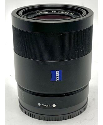 Used Sony FE 55mm f/1.8 Zeiss S/N: 0473434