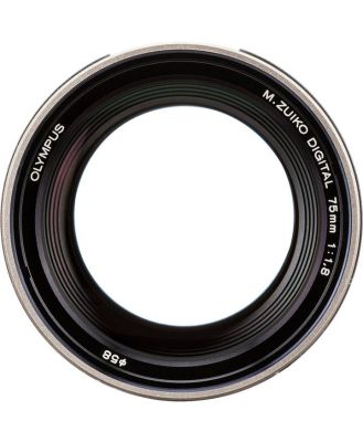 Olympus 75mm f/1.8 Lens - Silver
