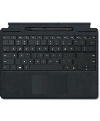 Open Box Microsoft Surface Pro Signature Keyboard Black with Slim Pen 2 - 8X6-00015