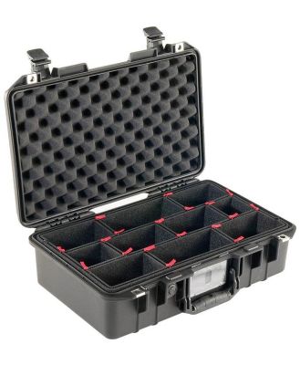 Pelican 1485 Air Case - Black with TrekPak Dividers System