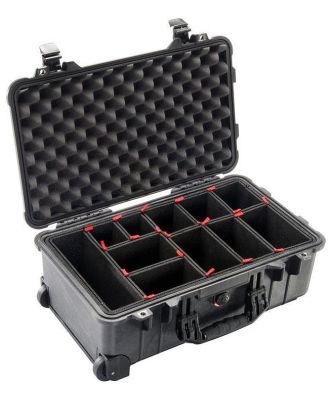 Pelican 1510 Case - Black with TrekPak Dividers