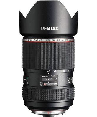 Pentax DFA  28-45mm f/4.5 ED AW SR Lens for 645Z