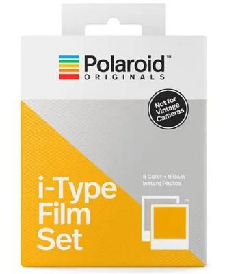Polaroid Twin Pack Film for i-Type (1x Color, 1x B&W)