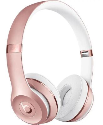 Refurb Beats Solo3 Wireless On Ear Headphones (Rose Gold) (Refurbished by Manufacturer)