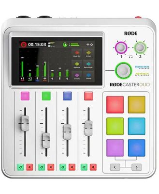 Rode RodeCaster Duo Integrated Audio Production Studio - White