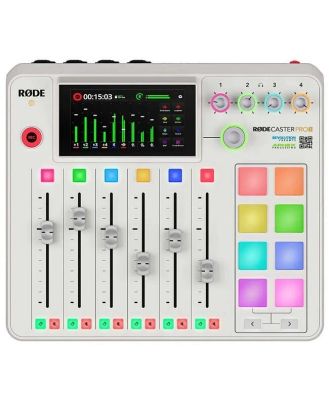 Rode RODECaster Pro II Integrated Audio Production Studio - White