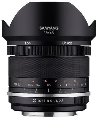 SAMYANG 14mm f/2.8 Renewal UMC II Nikon Full Frame, De-Click, & Weather Sealed