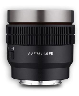 SAMYANG 75mm T/1.9 V-AF Video Auto Focus Sony FE Cine Lens