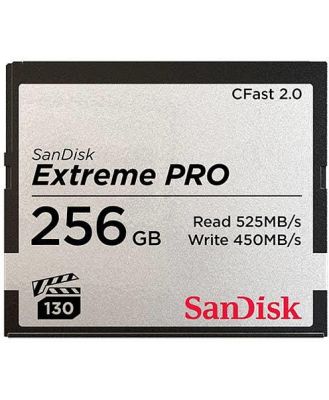 Sandisk Extreme Pro 256GB CFAST 2.0 Card 525MB/S