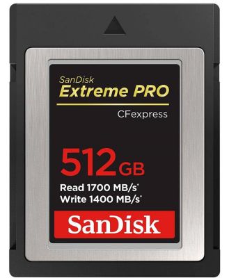 SanDisk Extreme Pro CFexpress Card Type B 512G 1700MB/s r 1400MB/S W