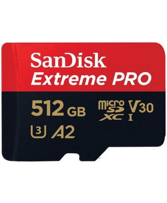 SanDisk Extreme PRO microSDXC 512GB 200MB/s Memory Card