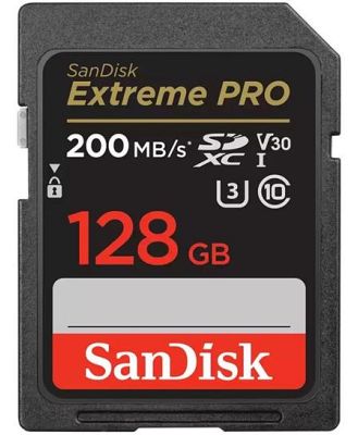 SanDisk Extreme PRO SDXC 128GB 200MB/s Memory Card