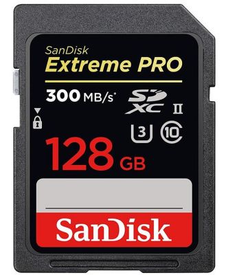 Sandisk Extreme Pro SDXC 128GB UHS-II 300MB/s