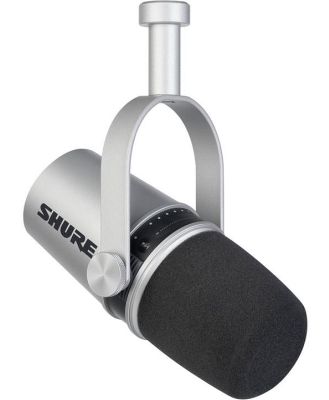 Shure MV7 - Podcast Microphone (Silver)