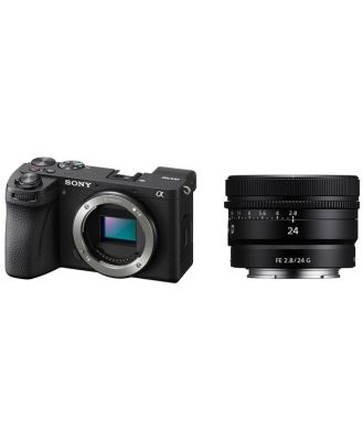 Sony Alpha A6700 Mirrorless Camera Street Bundle with Sony FE 24mm f/2.8 G Lens