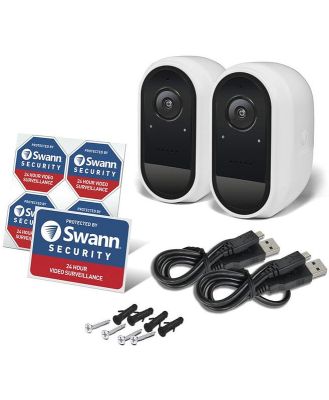 Swann 1080p Wire Free Security Camera 2 Pack