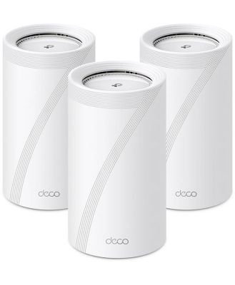 TP-Link Deco BE85 BE22000 Tri-Band Mesh WiFi 7 System (3 Pack)