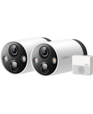 TP-Link Tapo Smart 2K Wire-Free Security Camera System (2 Pack)