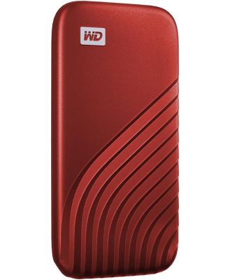 WD My Passport 2TB USB-C Portable SSD - Red