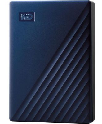 WD My Passport for Mac 4TB USB-C 3.0 Portable Hard Drive - Blue