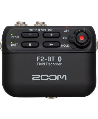 Zoom F2-BT Ultracompact Bluetooth-Enabled Portable Field Recorder with Lavalier