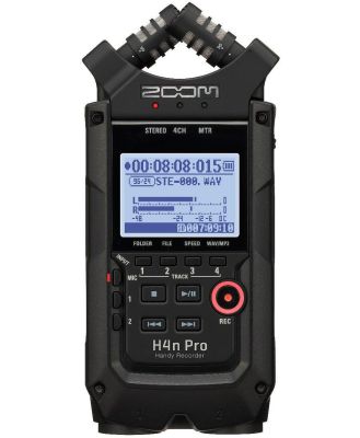 Zoom H4N Pro Handy Recorder All Black Edition