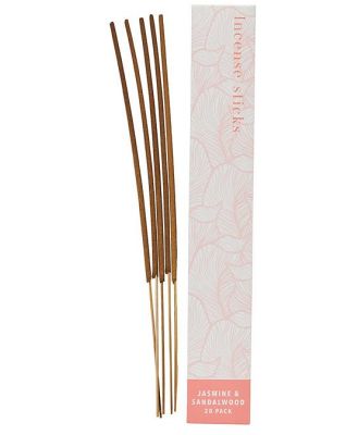 Jasmine & Sandalwood Incense Sticks - 20 Pack