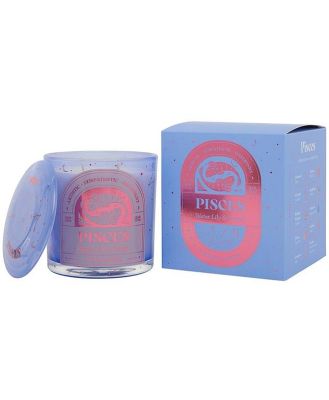 Pisces Zodiac Candle - 2 Wick Scented Candle