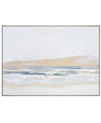 Abstract Beach Landscape Canvas Print 142.6x102.6cm