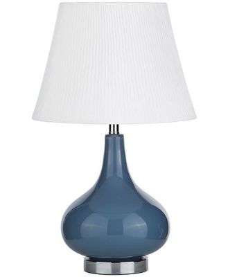 Antonio Light Blue Table Lamp 58cm