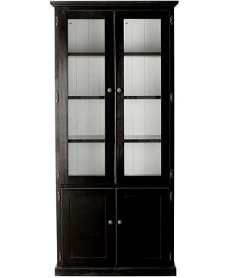 Armand 4 Door Display Cabinet 94.6 x 206cm Black