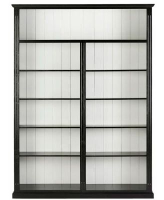 Armand Large Bookcase 210 x 150cm Black