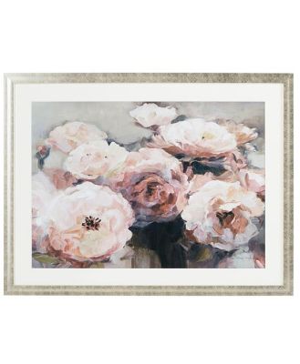 Arthouse Wild Roses Neutral Framed Print 90x60cm