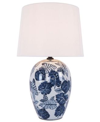 Blue Autumn Table Lamp 46cm