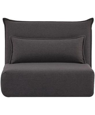 Bribie Single Sofa Bed Charcoal Grey