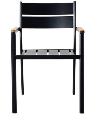 Caden Aluminium Dining Chair Black