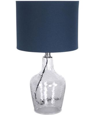 Cadence Blue Glass Table Lamp 47cm