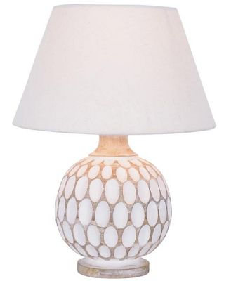 Caspar Wooden Table Lamp 38cm
