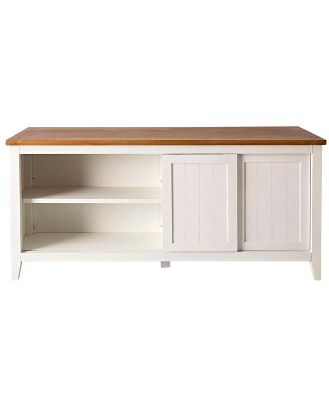 Chelsea Kitchen Island Bench with Timber Top