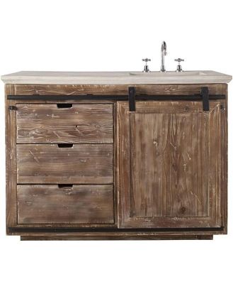 Clare Sliding Barn Door Single Vanity