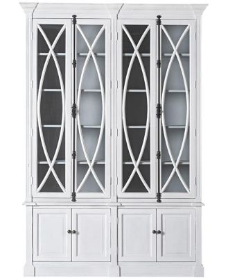 Finchley Display Cabinet Distressed White