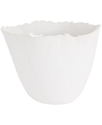 Floriana Organic White Bowl 20x20x15cm