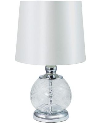 Glass Bulb Table Lamp 35cm