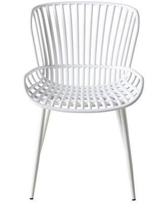 Lini Outdoor Dining Chair White