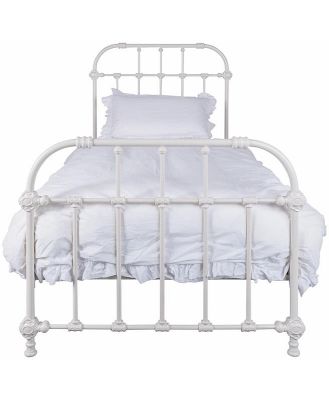 Manor King Single Bed White