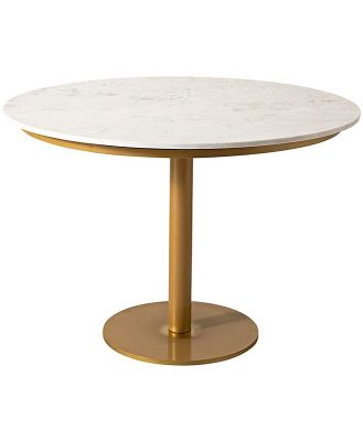 Marbella Marble Round Dining Table 110cm