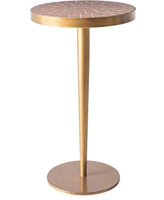 Martini Outdoor Side Table Blush Pink