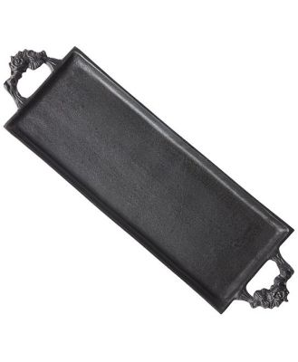 Metal Tray Black 55x16.5cm