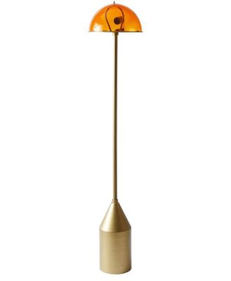 Napier Metal and Glass Floor Lamp