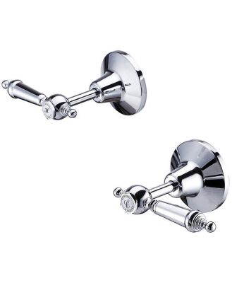 Oxford/Rochelle Lever Wall Mount Top Assembly Chrome (Taps only)